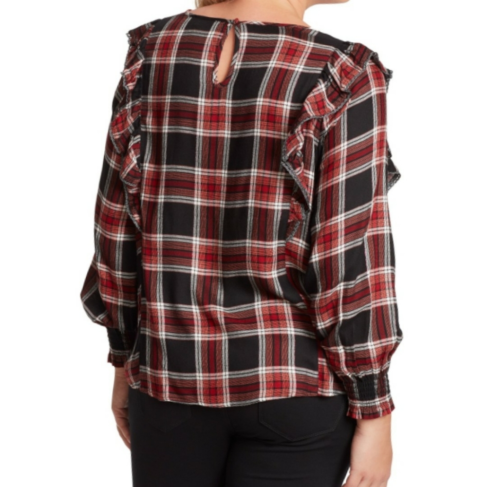 ⬇️SALE💛🆕️➕ Jessica Simpson 💜 Ruffle Top - Picture 2 of 2